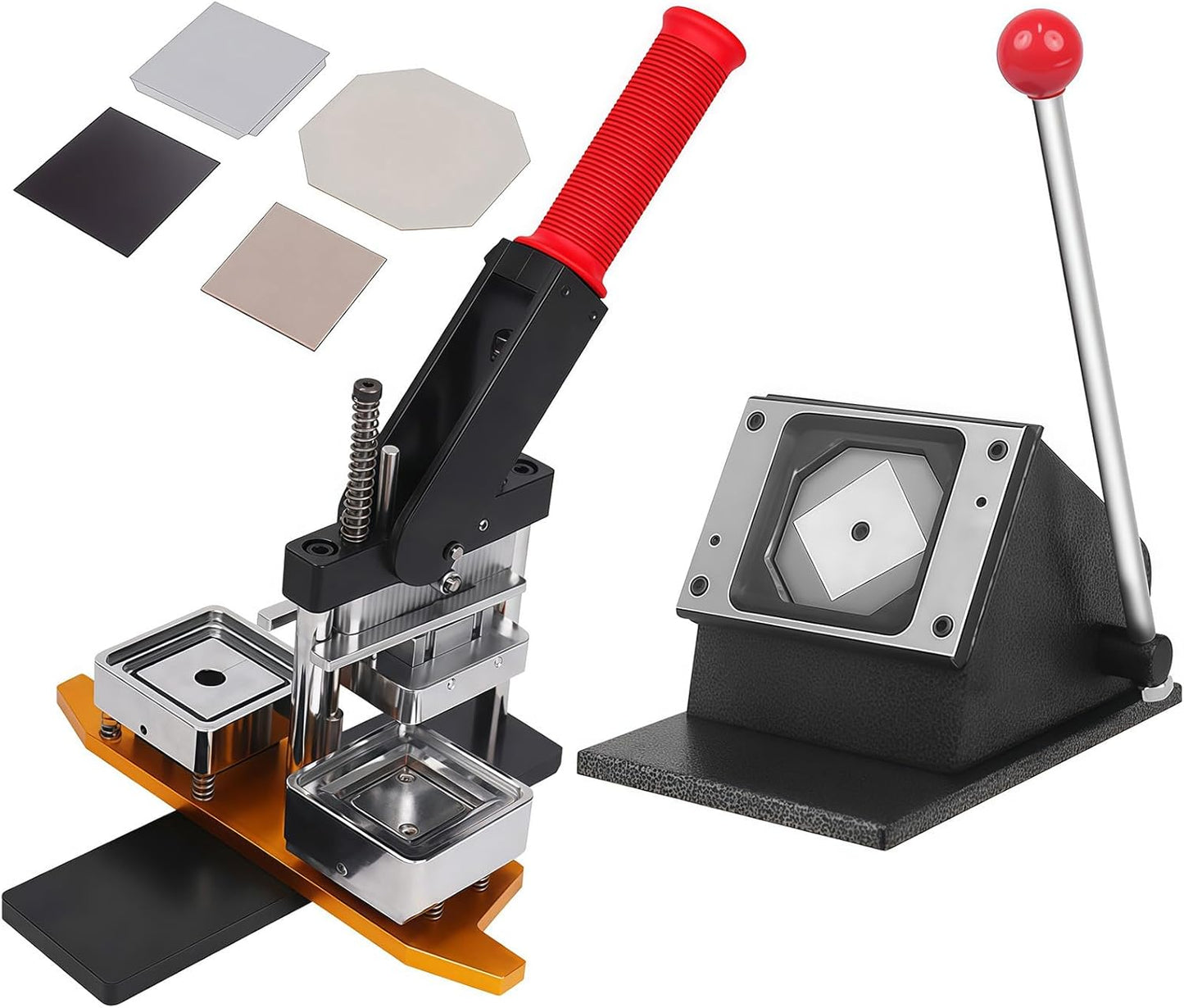 Grindtools DIY Fridge Magnet & Button Maker Machine – Heavy-Duty Badge Press for Custom Photo Magnets, Pins, Crafts & Small Business Startup Kit